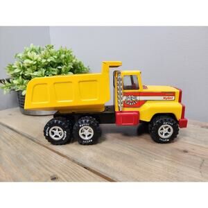 Vintage Nylint Sand and Gravel Dump Truck. Made by Dongkook Nylint Ltd. Steel.